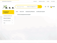 Tablet Screenshot of drywallperu.net